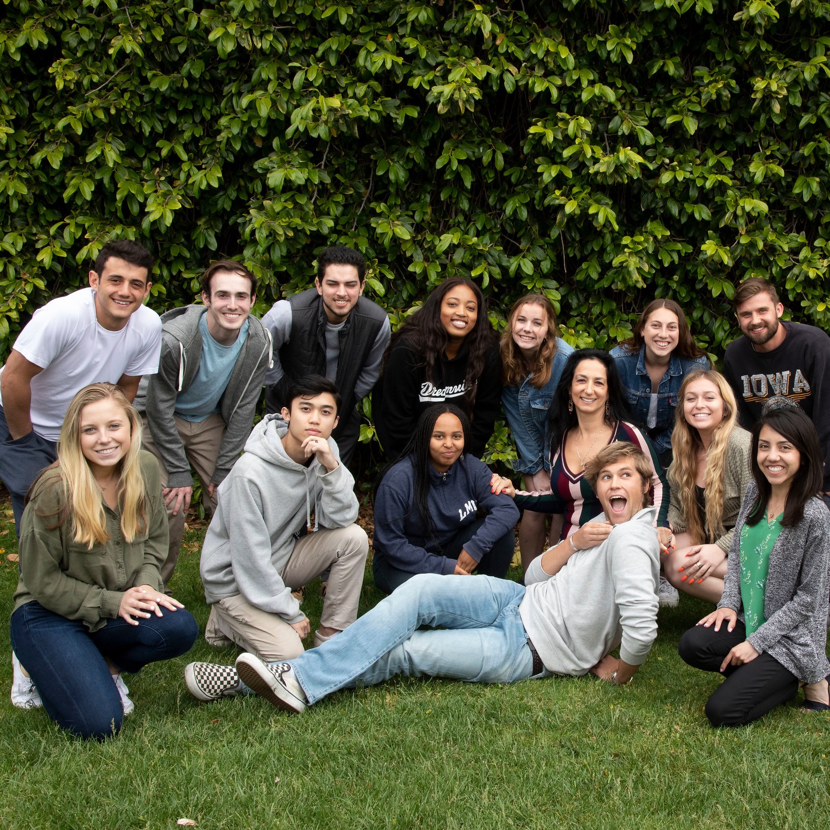 students and professor